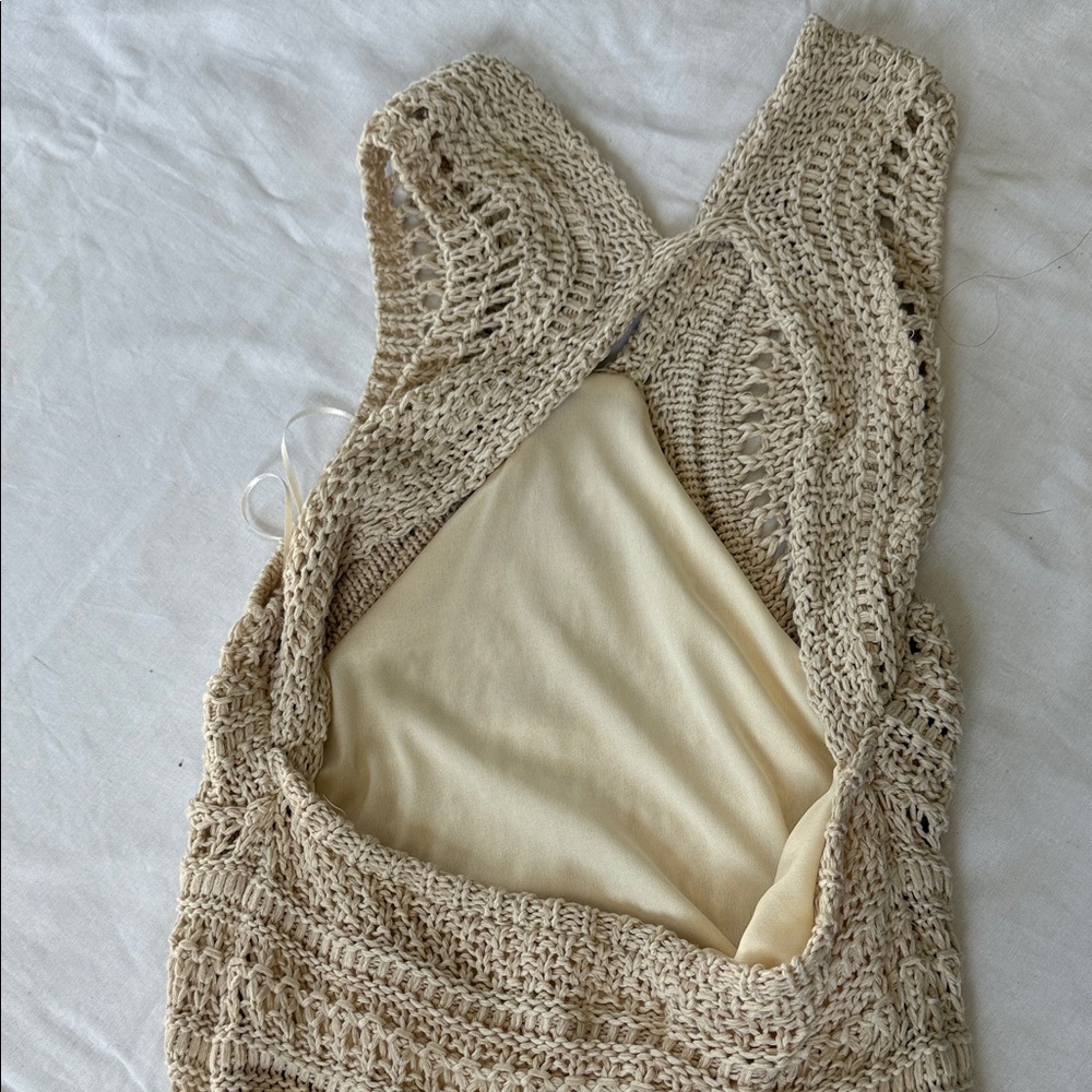 Dee Elly Crochet Maxi Beach Dress - Picture 4 of 5